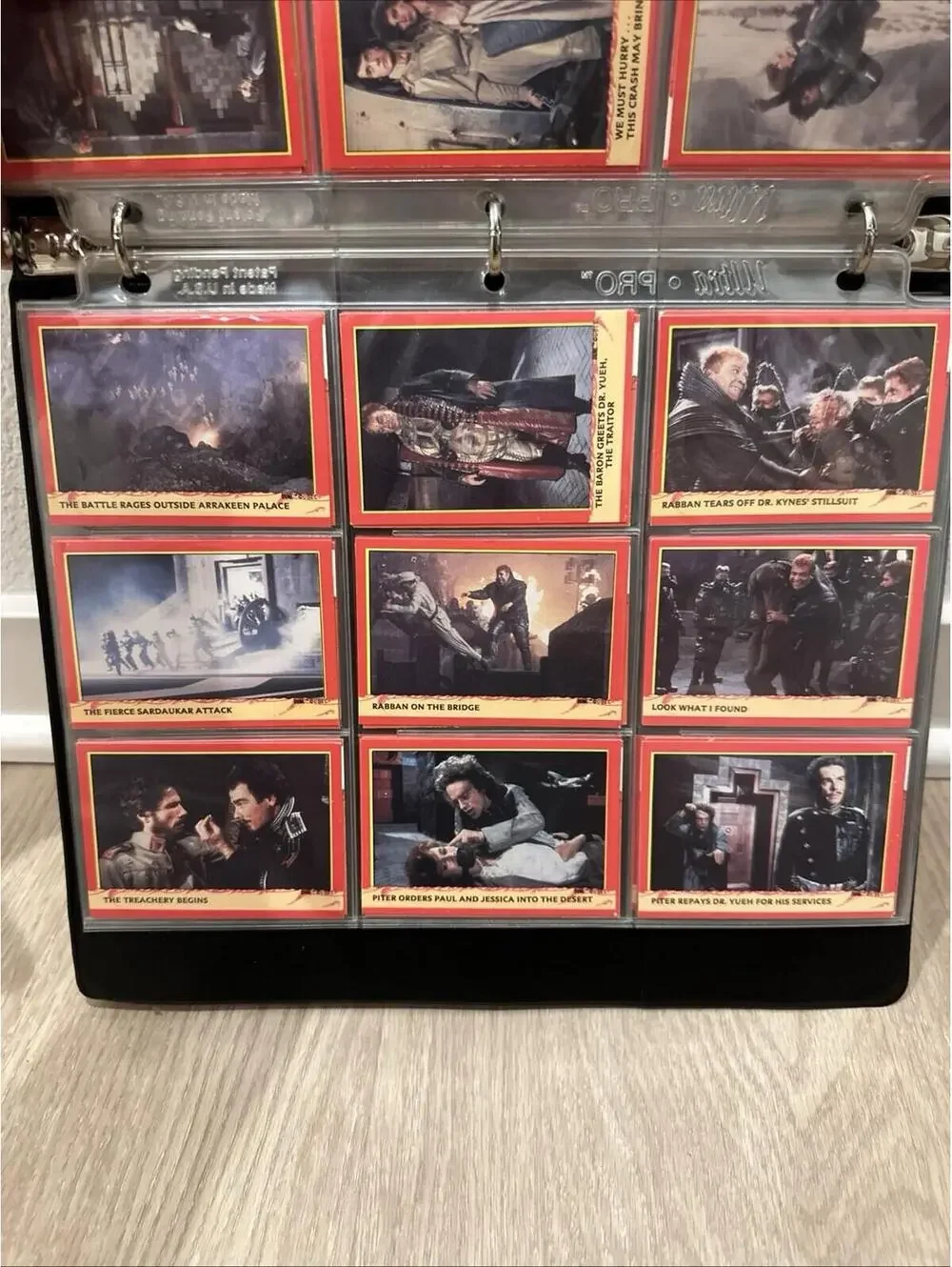 1984 Fleer Dune Movie Trading‎ Card Complete Base Set 137+